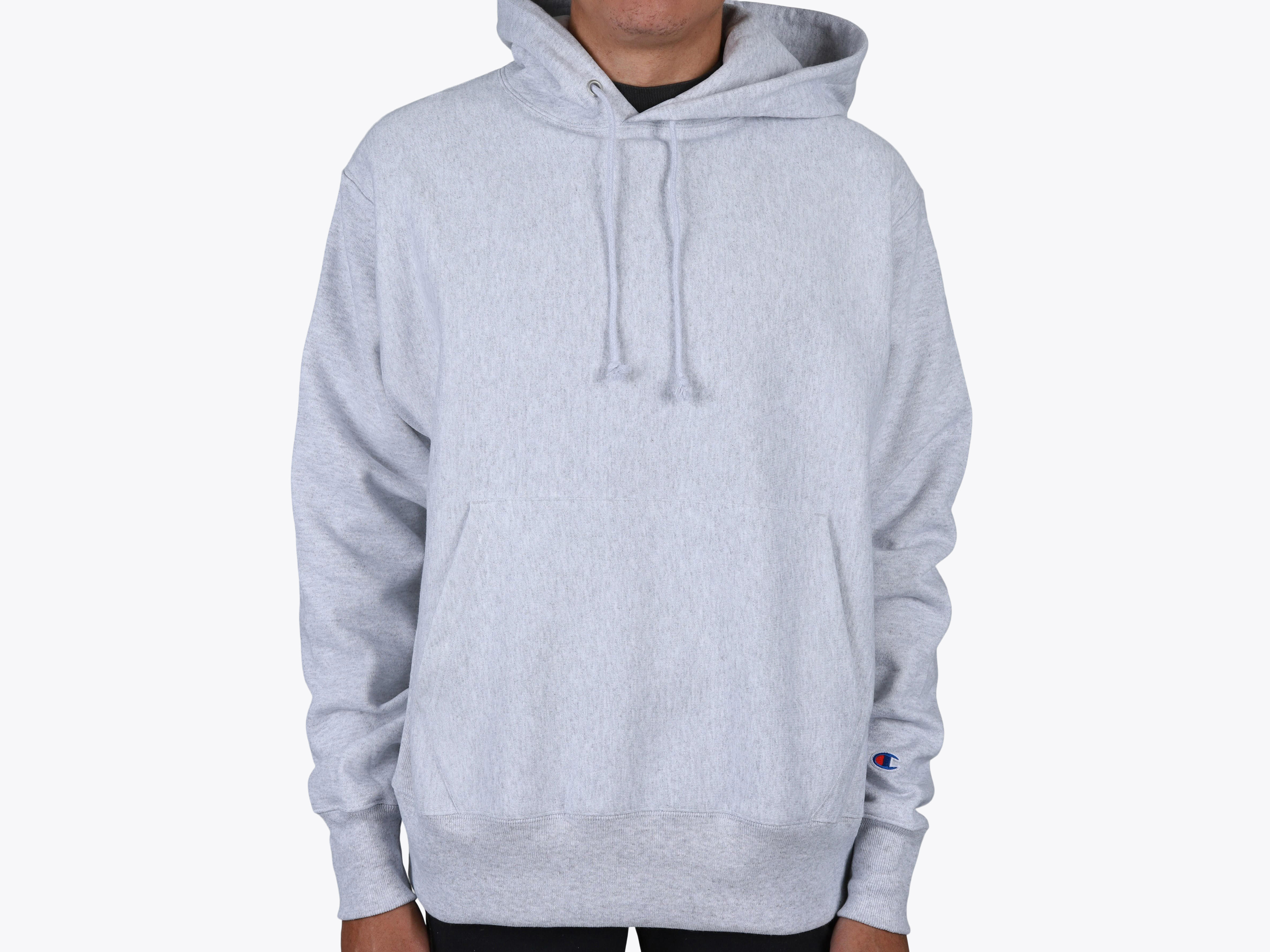 Champion Reverse Weave Hoodie Silver Grey Champion S101 Reverse